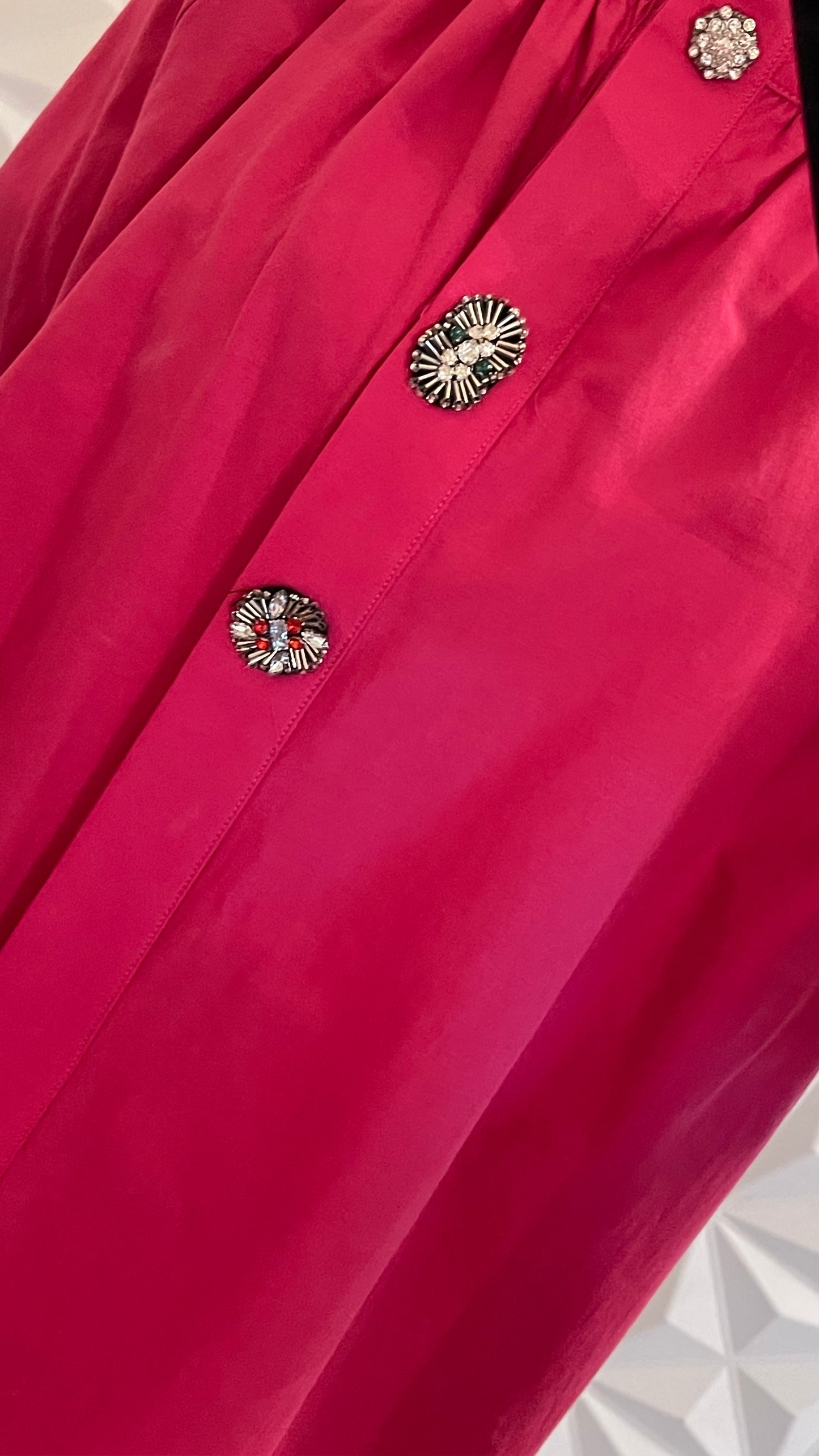 Chemise avec boutons ornementés - rose fuchsia